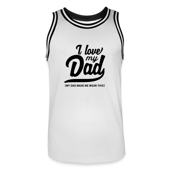 Fête des Pères Originale - Amour pour l'Homme de votre Vie sur Maillot de basket Homme