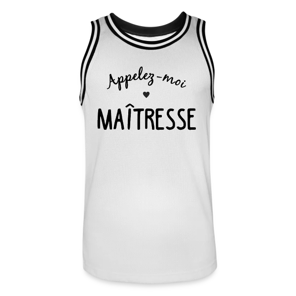 Appelez-moi Maîtresse sur Maillot de basket Homme