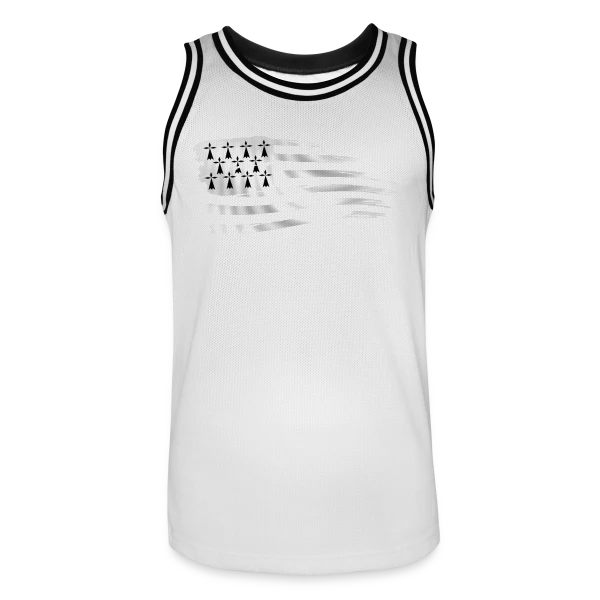 Drapeau Breton Stylisé sur Maillot de basket Homme