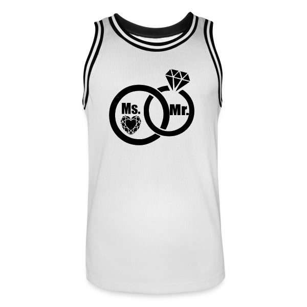 Célébration Mariage sur Maillot de basket Homme