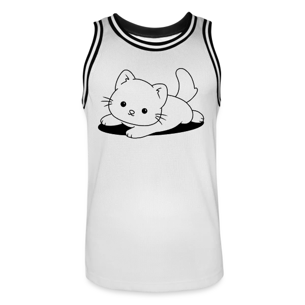Chaton Mignon Joueur sur Maillot de basket Homme