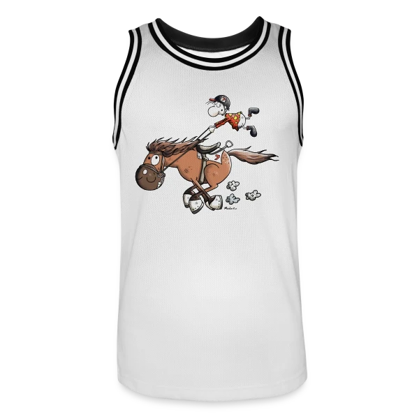 Galop Sauvage sur Maillot de basket Homme