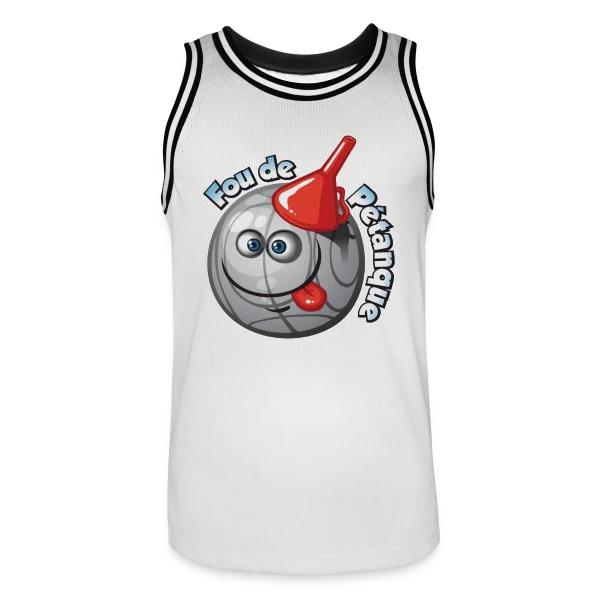 Passion Pétanque sur Maillot de basket Homme