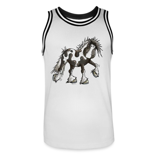 Taciana, la Jument Irish Tinker sur Maillot de basket Homme