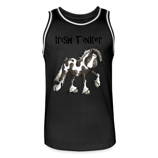 Tracy l'Irish Tinker - Cheval de Rêve Irlandais sur Maillot de basket Homme