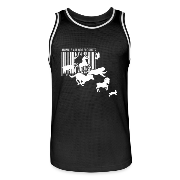 Véganisme et Droits Animaux sur Maillot de basket Homme