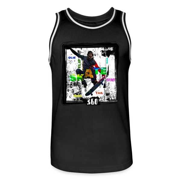 Skateur en Action L.I.P sur Maillot de basket Homme
