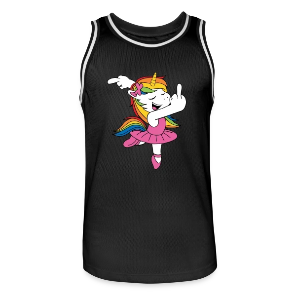 Licorne Rebelle Danseuse sur Maillot de basket Homme