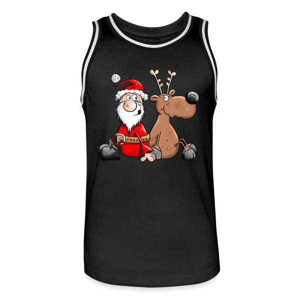Le Dream Team de Noël - Esprit Festif sur Maillot de basket Homme