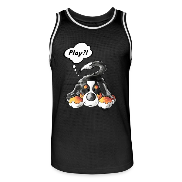 Chien de Montagne Bernois Joueur sur Maillot de basket Homme