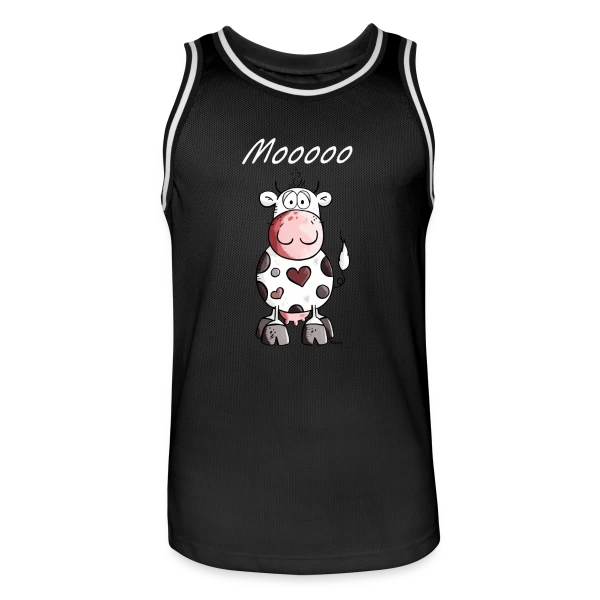 Mooo la Vache Rigolote sur Maillot de basket Homme