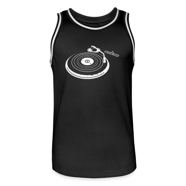 Platine Vinyle DJ Rétro sur Maillot de basket Homme