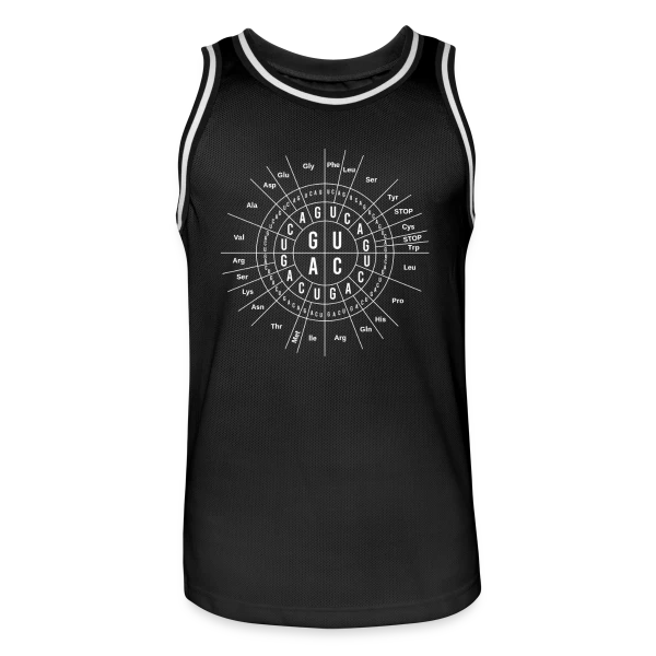 Biologie Génétique : Le Code Soleil - Humour Scientifique sur Maillot de basket Homme