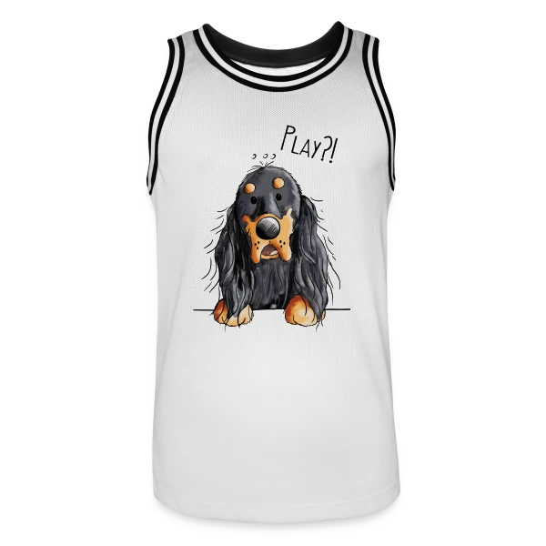 Gordon Setter Rigolo Style BD sur Maillot de basket Homme