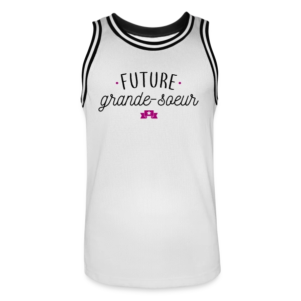 Future Grande Sœur : Annonce Originale & Cadeau Mignon sur Maillot de basket Homme