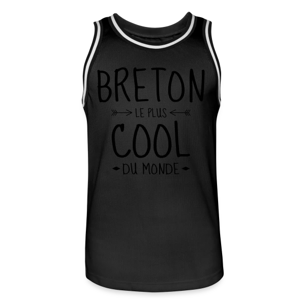 Breton le Plus Cool du Monde sur Maillot de basket Homme