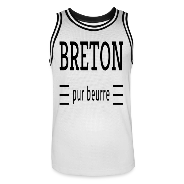 Breton Pur Beurre sur Maillot de basket Homme