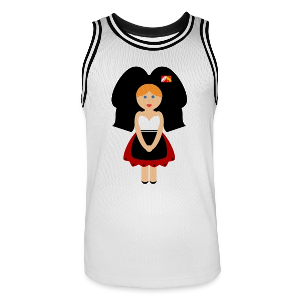 Petite Alsacienne Mignonne sur Maillot de basket Homme