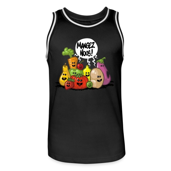 Fruits et Légumes Frais sur Maillot de basket Homme