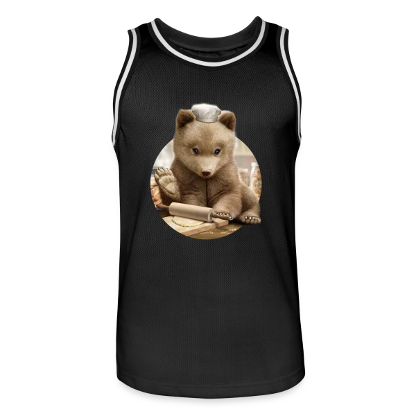 Ourson Chef sur Maillot de basket Homme