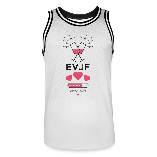 EVJF en cours, patientez ! sur Maillot de basket Homme