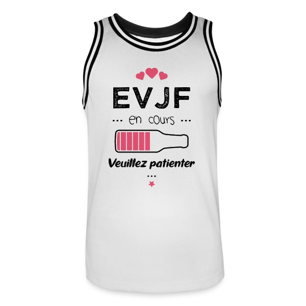 EVJF en Folie ! sur Maillot de basket Homme
