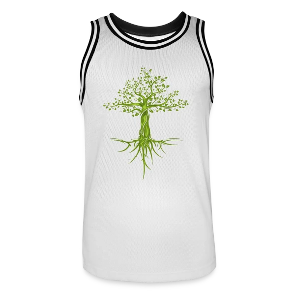 Arbre de Vie Stylisé sur Maillot de basket Homme