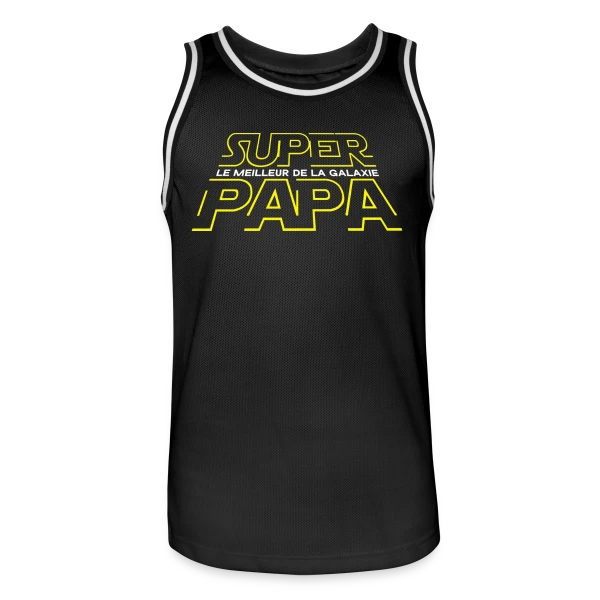Super Papa Galactique - La Force est en lui sur Maillot de basket Homme