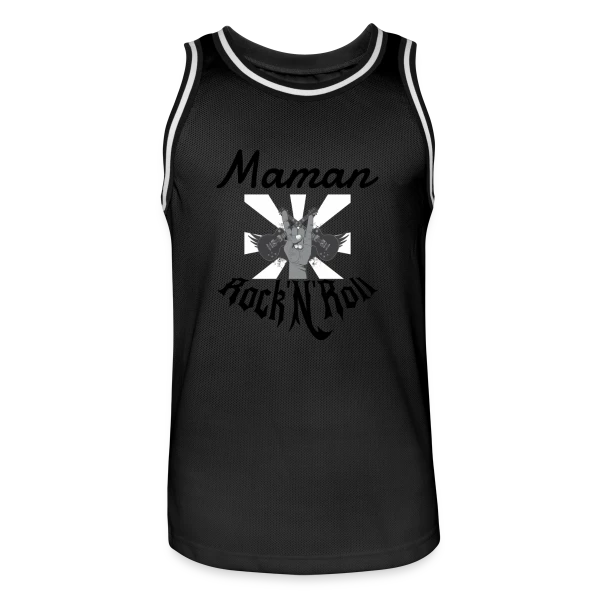 Maman Rock'N'Roll sur Maillot de basket Homme
