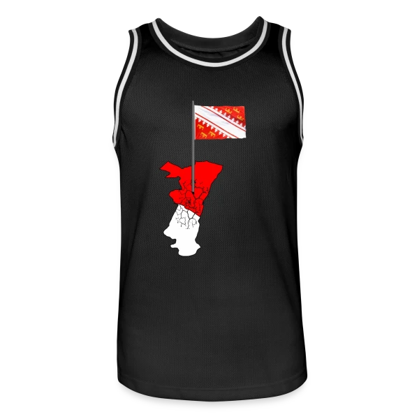 Drapeau Alsace Emblème Régional sur Maillot de basket Homme