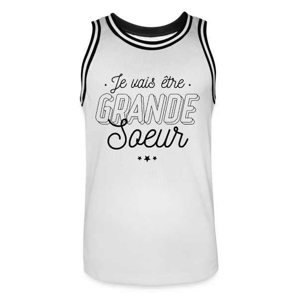 Future Grande Sœur : Annonce de Joie sur Maillot de basket Homme