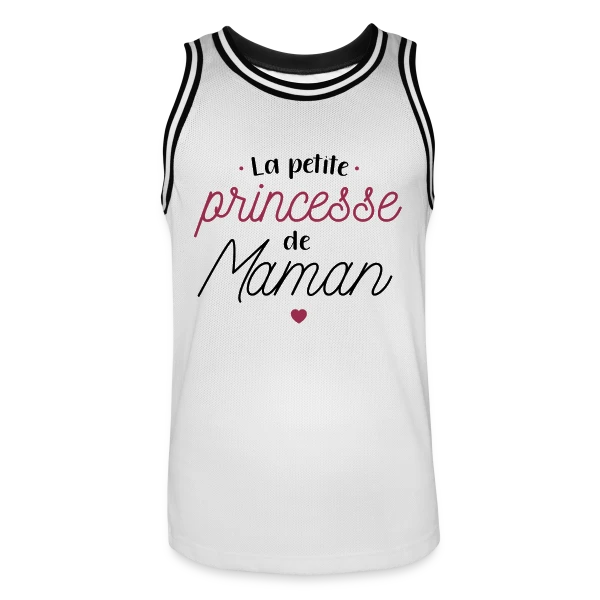 Ma Petite Princesse de Maman sur Maillot de basket Homme