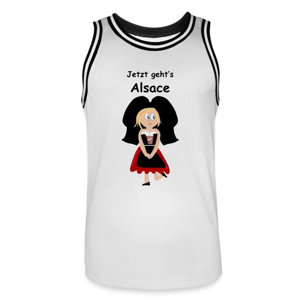 Alsacienne Traditionnelle Joyeuse sur Maillot de basket Homme