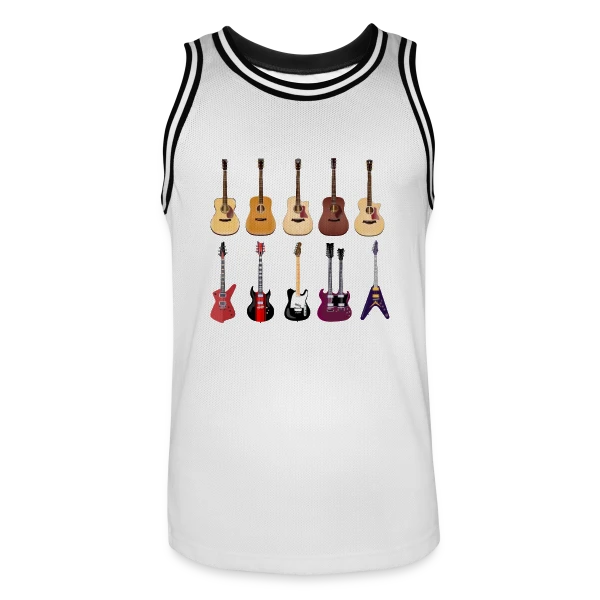 Je Suis Guitariste : Ma Passion, Ma Fierté sur Maillot de basket Homme