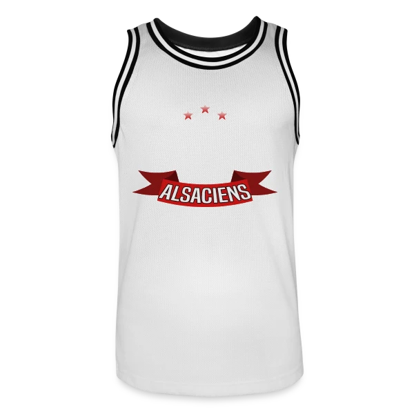 Fierté Alsacienne Étoilée sur Maillot de basket Homme