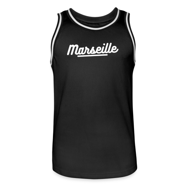 Marseille Design Épuré sur Maillot de basket Homme