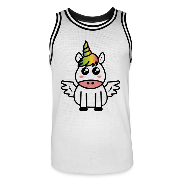Licorne Kawaii : Féérique et Magique sur Maillot de basket Homme