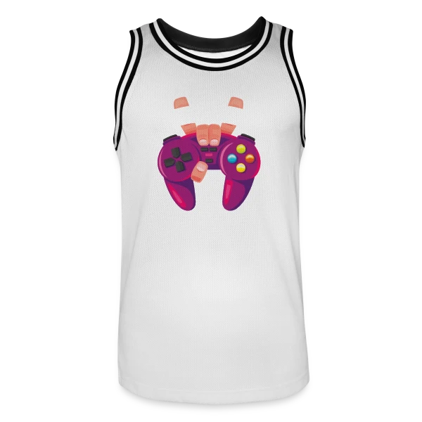 Gamer Girl : Les Filles Aussi Zappent ! sur Maillot de basket Homme