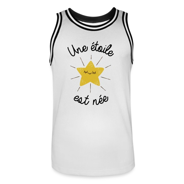 Une Étoile est Née sur Maillot de basket Homme