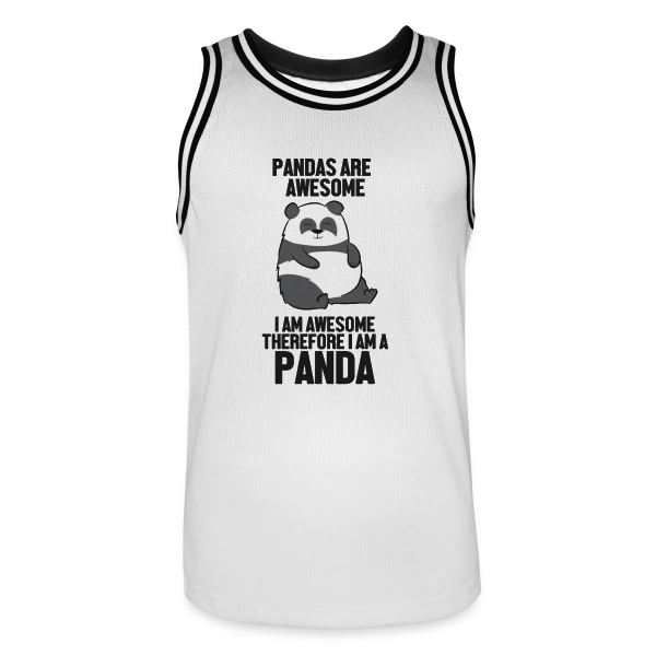 Panda Adorable Génial sur Maillot de basket Homme