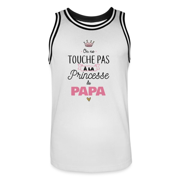 Ma Princesse de Papa sur Maillot de basket Homme