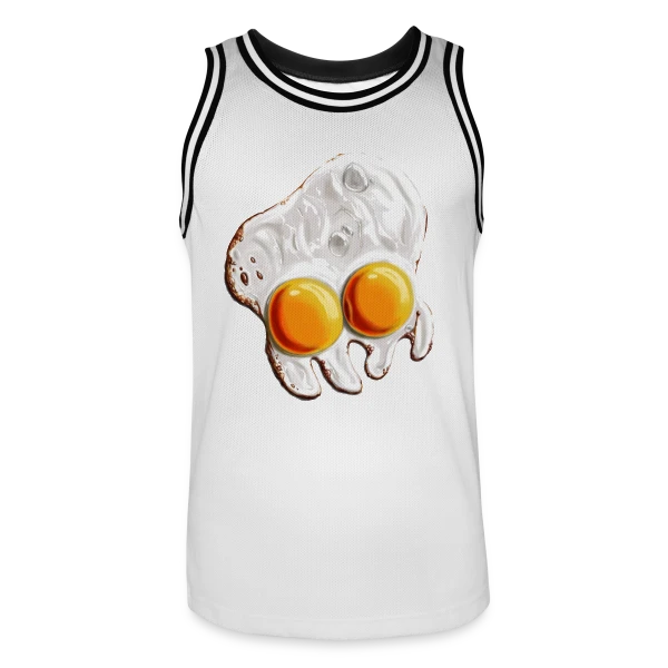 Poulpoplat : L'Œuf Poulpe Insolite sur Maillot de basket Homme