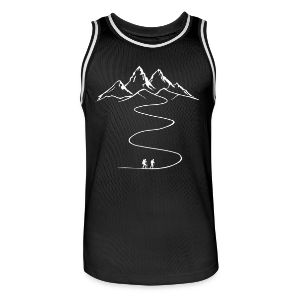 Randonnée Montagne: L'Aventure Ne Fait Que Commencer! sur Maillot de basket Homme