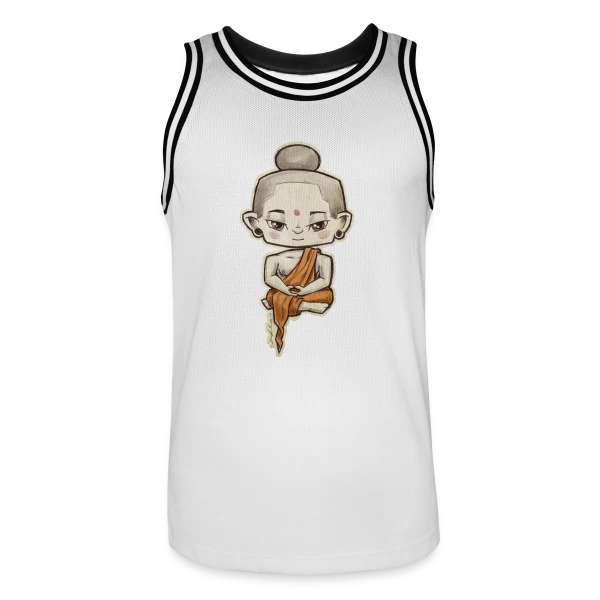 Petit Bouddha Zen sur Maillot de basket Homme