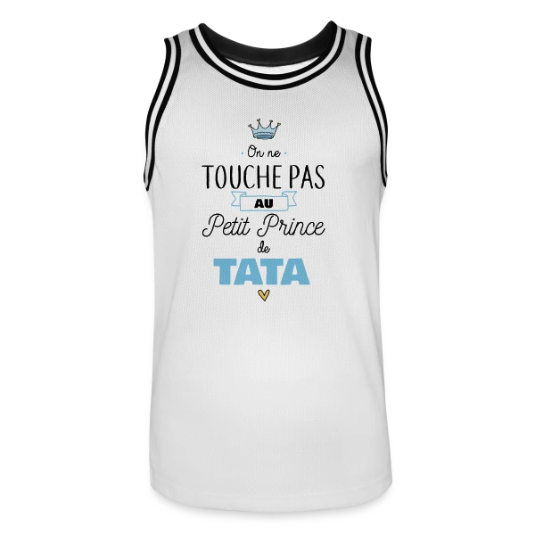 "Mon Petit Prince de Tata" : Amour Infini sur Maillot de basket Homme