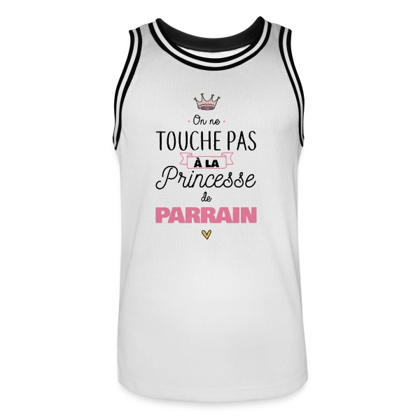 Ma Princesse de Parrain sur Maillot de basket Homme