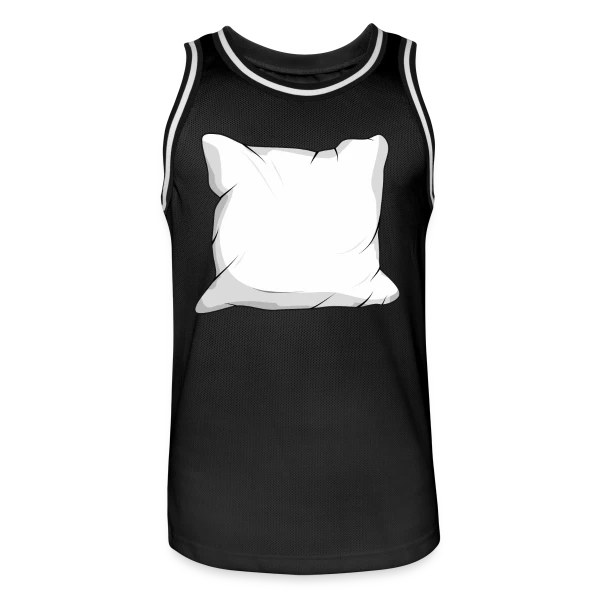 Cocon Douillet Blanc sur Maillot de basket Homme