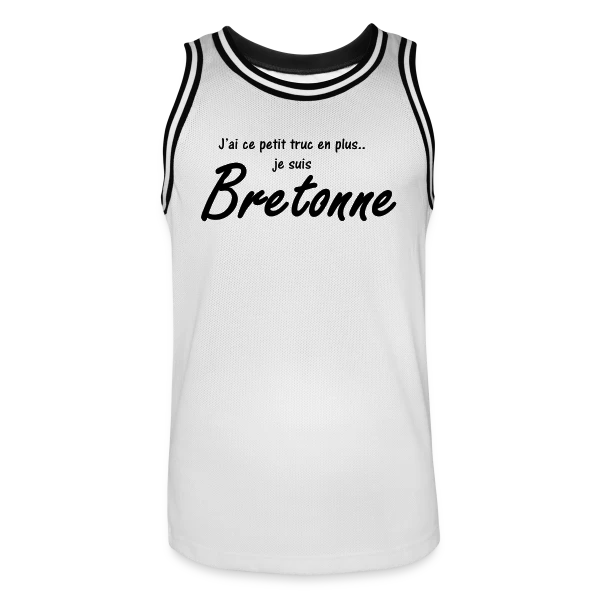 Je suis Bretonne sur Maillot de basket Homme