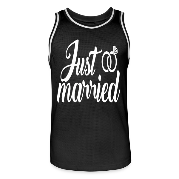 Just Married sur Maillot de basket Homme