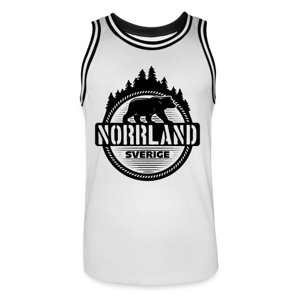 Porte le Norrland : Fierté Suédoise sur Maillot de basket Homme
